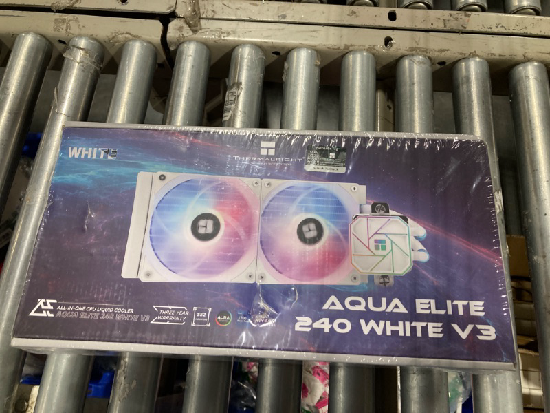 Photo 2 of ****Factory Sealed***
Thermalright Aqua Elite 240 White V3 Liquid CPU Cooler, 240 Cooling Row Size, 2 x 120mm PWM Fans, S-FDB Bearings,for AMD/AM4/AM5, Intel LGA1150/1151/1155/1156/1200/2011/1700,Desktop CPU Cooler AIO