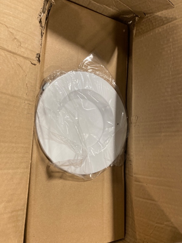 Photo 2 of 12 Pack 6 Inch LED Recessed Lighting 6 inch 3000K/4000K/5000K LED Canless Lights Dimmable Resseced Light Fixtures LED Downlight CRI 90,140lm/w?3CCT Selectable Wafer Light?White?