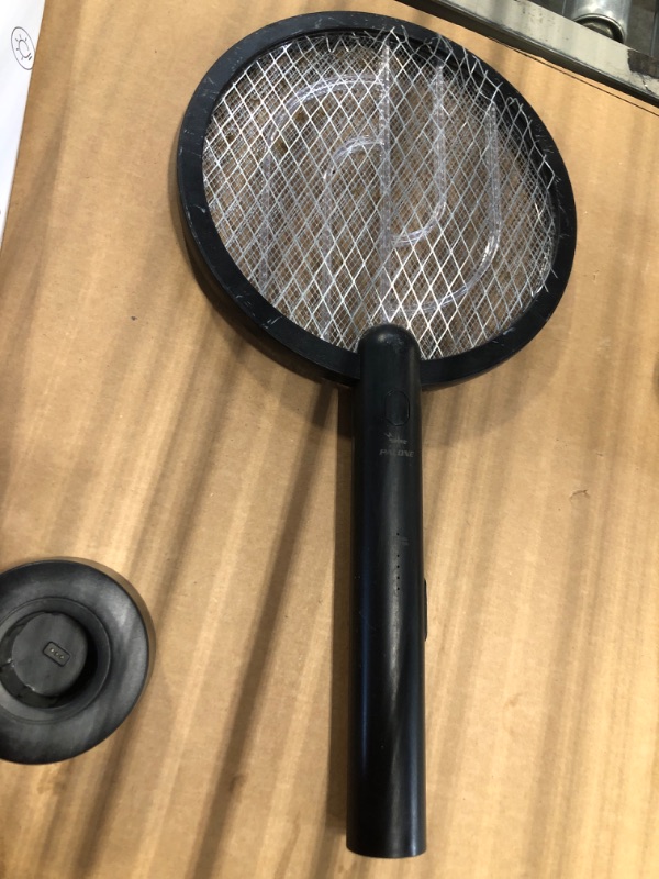 Photo 3 of ***ONLY ONE***PALONE Electric Fly Swatter 4000V Bug Zapper Racket 2 in 1 Fly Swatter with 1200mAh Battery Rechargeable Mosquito Killer Lamp with 3 Layers Safety Mesh for Indoor and Outdoor 