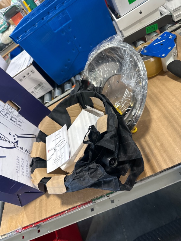 Photo 1 of ***USED***Souped Up Recipes 12.5 Inch Carbon Steel Wok For Electric, Induction and Gas Stoves (Lid, Spatula and User Guide Video Included)