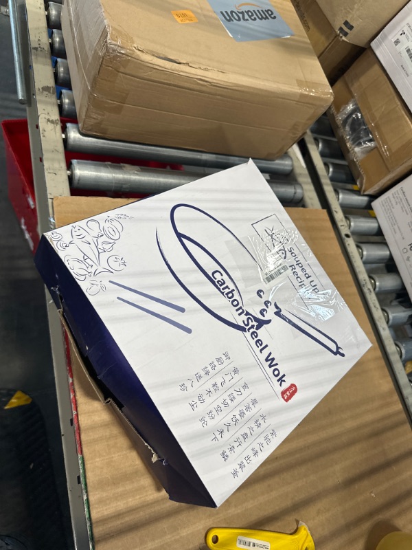 Photo 1 of ***USED***Souped Up Recipes 12.5 Inch Carbon Steel Wok For Electric, Induction and Gas Stoves (Lid, Spatula and User Guide Video Included)