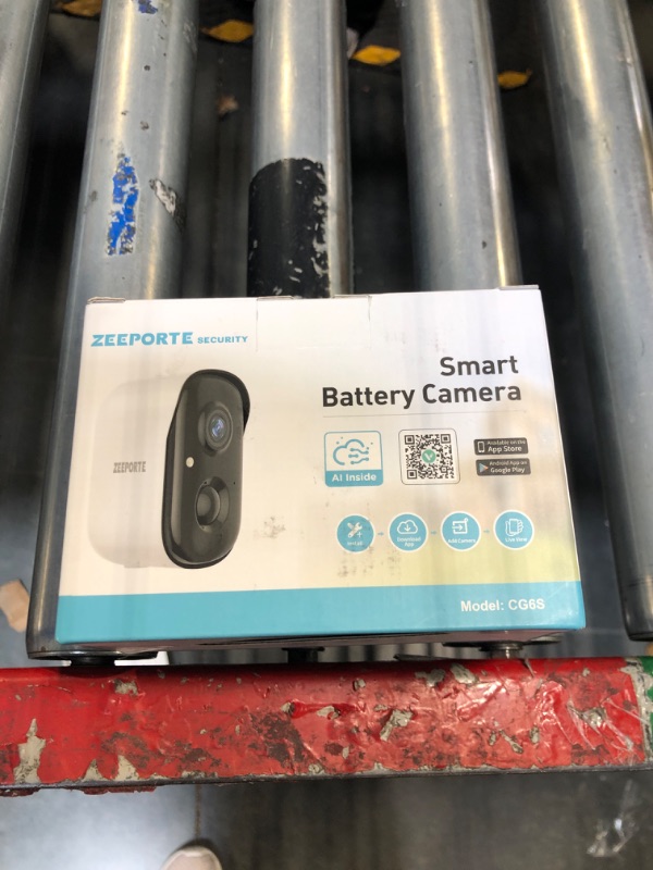 Photo 1 of Security Cameras Wireless Outdoor, 2K Battery Powered WiFi Cameras for Home Security with AI Motion Detection, Color Night Vision, Spotlight, Siren, Waterproof, SD/Cloud Storage