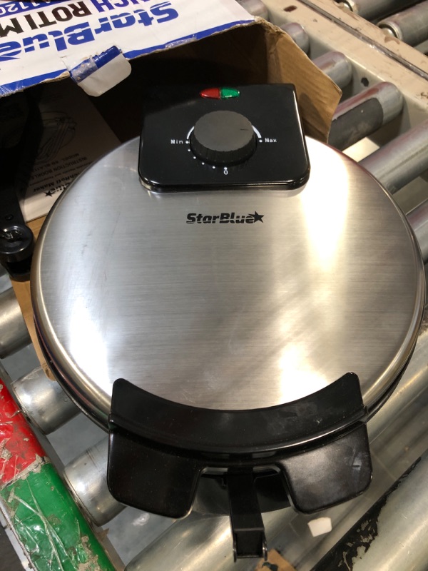 Photo 2 of 10inch Roti Maker by StarBlue with FREE Roti Warmer and Removable Handle - The automatic Stainless Steel Non-Stick Electric machine to make Indian style Chapati, Tortilla, Roti AC 110V 50/60Hz 1200W