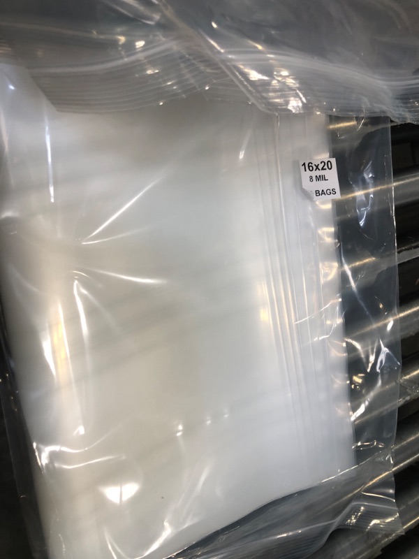 Photo 1 of 100 Pack Rok Hardware Heavy Duty 4" x 4" Resealable 4Mil Thick Writable Dispenser Plastic Big Clear Poly Zip Food Safe Storage Bags, Large RZ4R44
Visit the Rok Store