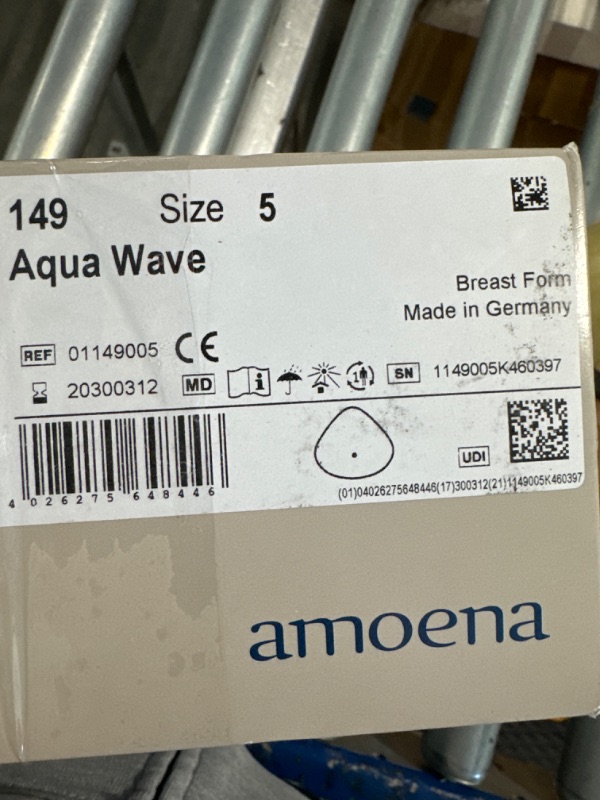 Photo 4 of *** Size 5*** Amoena Women's Aqua Wave Swim Form