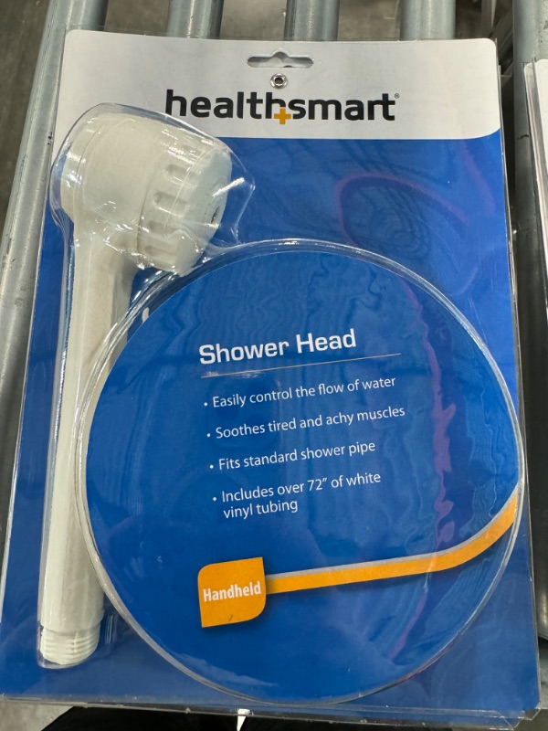 Photo 2 of ***2 complete set*** HealthSmart Modern Handheld Shower Head with 6 Foot Hose, Detachable, Unfinished