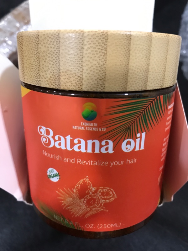 Photo 2 of 100% Pure Natural Batana Oil - Restores, Revives & Nourishes Damaged Hair and Scalp | 100% Organic | 8.4oz/250ml