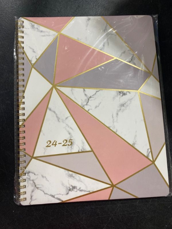 Photo 2 of 2024-2025 Planner - Planner 2024-2025 Daily Weekly and Monthly, 9” × 11”, Planner 2024-2025 from JULY 2024 to JUNE 2025, Inner Pocket, Monthly Tabs, Twin-wire Binding, Make Your Life Productive