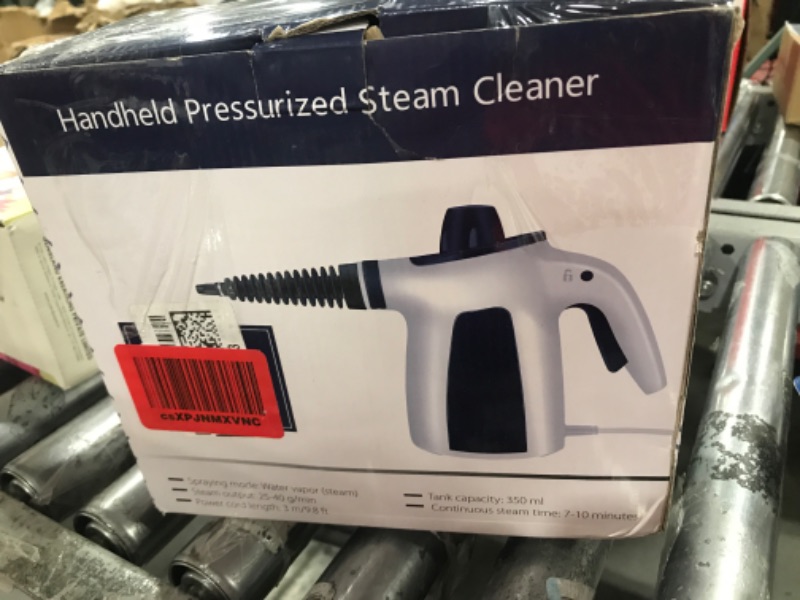 Photo 1 of Handheld Steam Cleaner, Pressurized Multi-Surface Steam Cleaner for Home Use with 9pcs Accessories, All Natural Steamer for Cleaning Tile, Grout, Grime, Grease, Window, Couch, Car, Bathroom, Kitchen