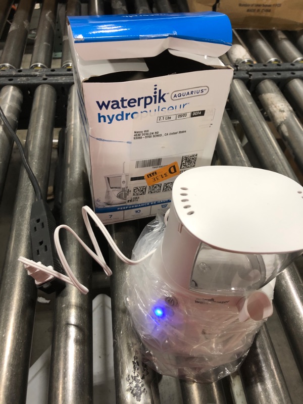 Photo 3 of Waterpik Aquarius Water Flosser Professional For Teeth, Gums, Braces, Dental Care, Electric Power With 10 Settings, 7 Tips For Multiple Users And Needs, ADA Accepted, White WP-660, Packaging May Vary White Aquarius