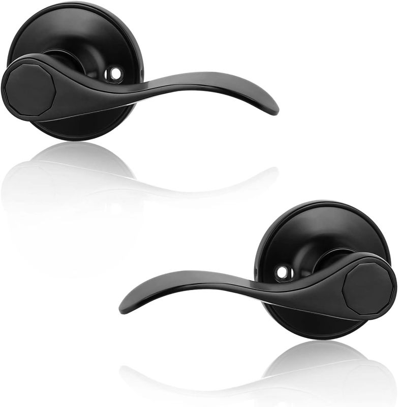 Photo 1 of  Dummy Door Lever Wave Style Door Handles Right and Left Hand, Non-Turning Single Side (Pull ONLY Lever)