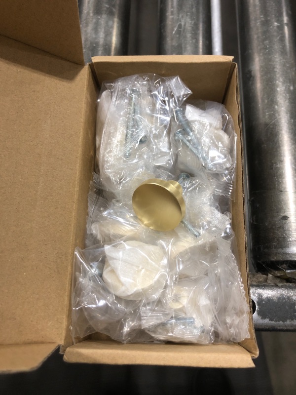 Photo 1 of 10Pack Brushed Gold Drawer Knobs Brass Cabinet Knobs