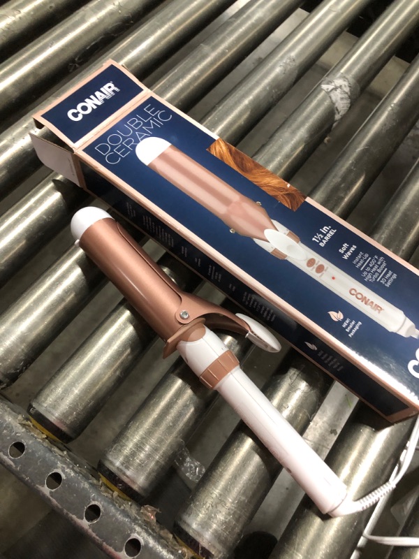 Photo 3 of Conair Double Ceramic Rosegold Curling Iron