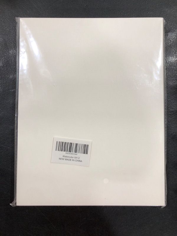 Photo 2 of 100 Sheets White Watercolor Paper 160 GSM Cold Press Water Colour Painting Sheets - Suitable for Beginners to Expert Painters (9 * 12 inch)