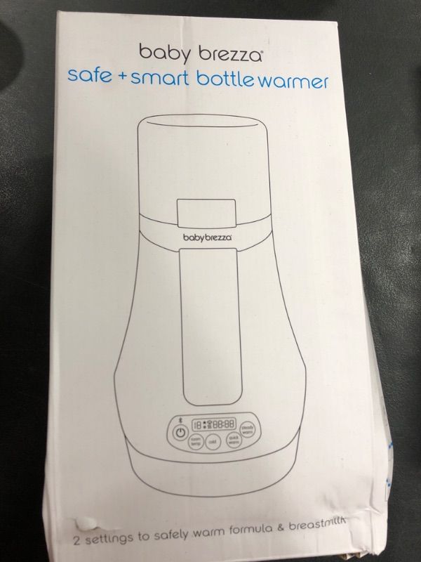 Photo 1 of Baby Brezza Smart Baby Bottle Warmer, Breast Milk Warmer + Defrost + Baby Food Warmer - Universal Fit for All Baby Bottle Sizes and Types, Breastmilk Bags + Food Jars - Bluetooth Control, Charcoal