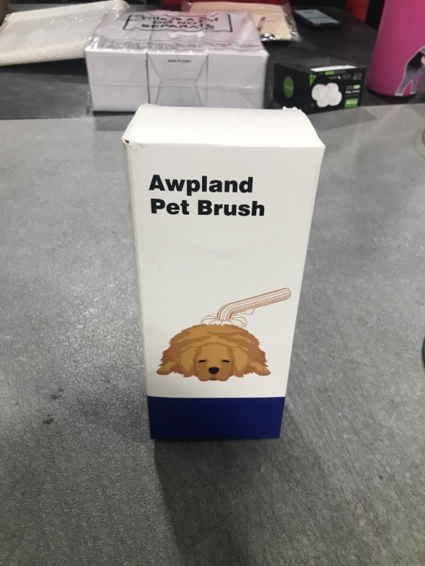 Photo 2 of Awpland Dog & Cat Grooming Brush: Soft Shampoo Dispenser for Bathing, Deep Cleaning Supplies for Short and Long Hair Pets