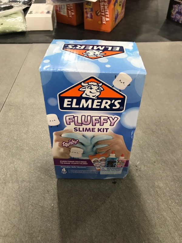 Photo 2 of Elmers 4pc Fluffy Slime Kit