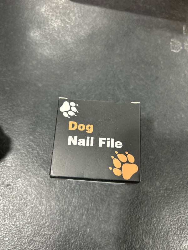 Photo 2 of Dog Nail Filing Scratch Board- Stress Free Dog Nail Filer- Small Round Dog Nail File Board- Quiet, Comfortable, Easy to Use Dog Nail Scratch Pad for All Breed- Sleek Wooden Pet Nail File