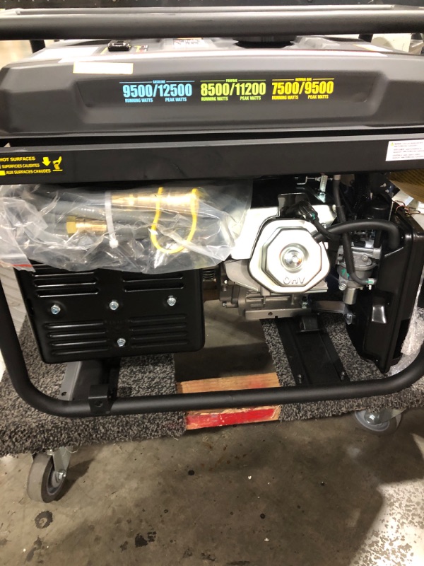 Photo 9 of Westinghouse Outdoor Power Equipment 12500 Peak Watt Tri-Fuel Home Backup Portable Generator, Remote Electric Start, Transfer Switch Ready, Gas, Propane, and Natural Gas Powered
