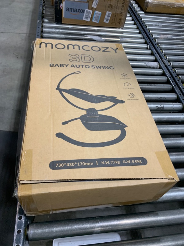 Photo 3 of Momcozy CocoSway Baby Swing for Infants to Toddler, 3D-Motion Electric Baby Swing with 6 Motions & 4-Speeds