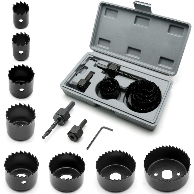 Photo 1 of Jersvimc 11 Piece Hole Saw Kit 