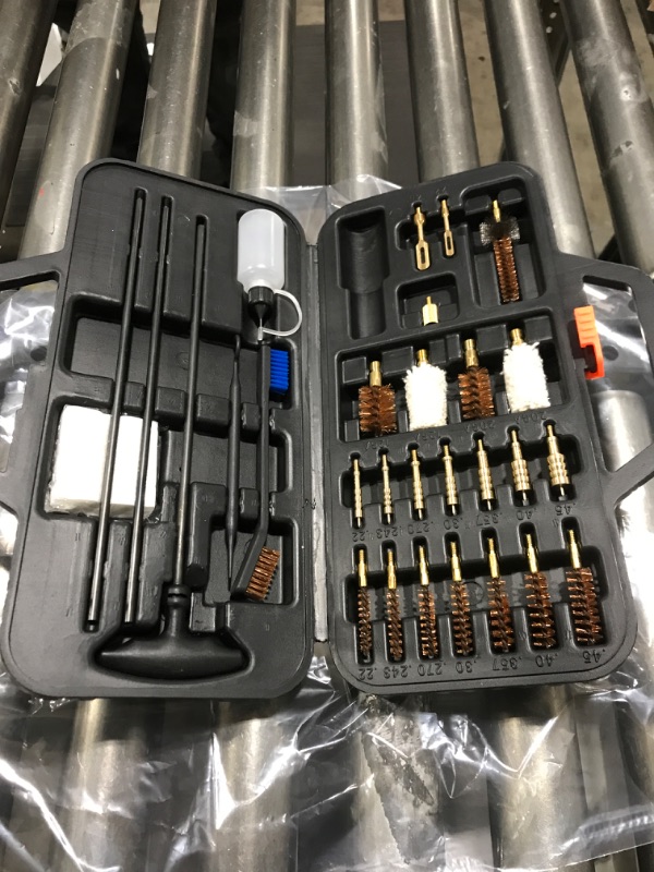 Photo 2 of Raiseek  Cleaning Kit Elite Edition for Rifles Universal Handgun Shotgun Pistol Rifle Cleaning kit for .22 .357/9MM .30 .40 .45 .243 .270 12GA 20GA All Calibers and Portable Brass Brush with Case