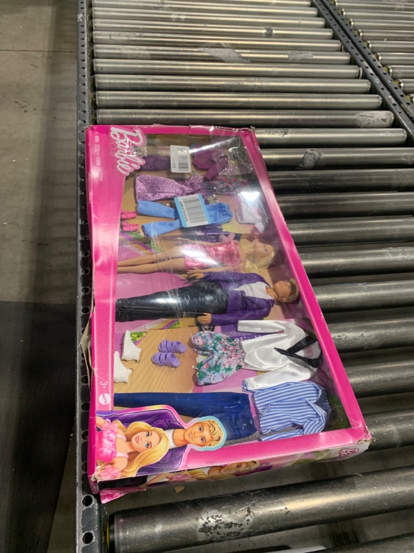 Photo 2 of Barbie & Ken Doll Set with 2 Fashion Dolls, Clothes & Accessories