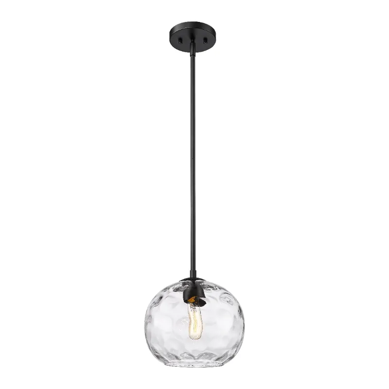 Photo 1 of Clear Hanging Pendant Light, 2 pack