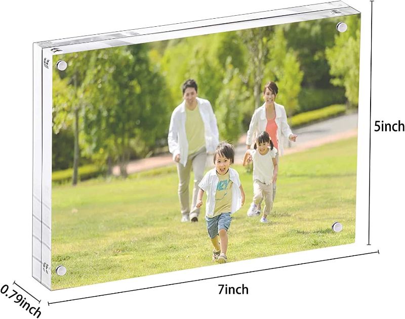 Photo 1 of 5x7" Picture Frame,Clear Acrylic Photo Frame