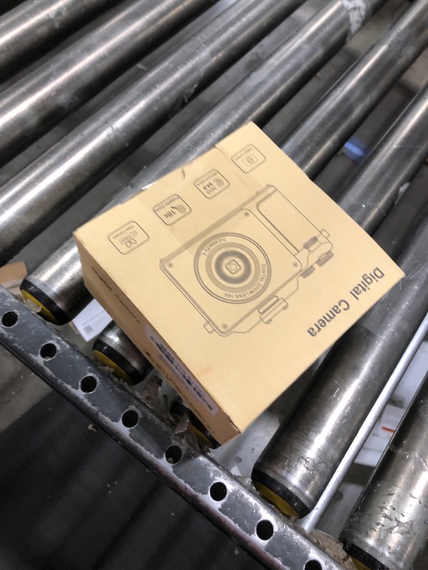 Photo 1 of 4K Digital Camera for Photography and Video, 64MP Auto-Focus Anti-Shake Vlogging Camera with 18X Digital Zoom, Flash, Compact Travel Camera with 64GB TF Card, 2 Batteries and Battery Charger, Silver