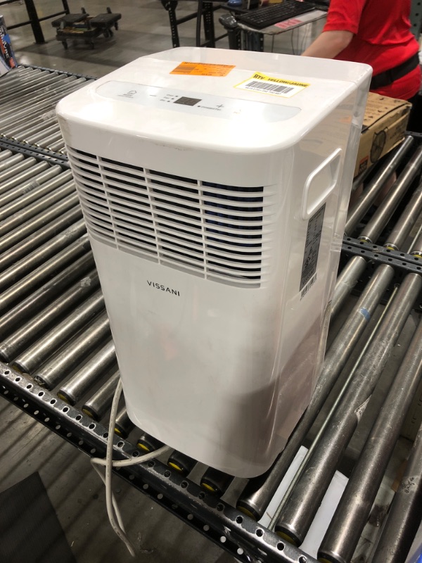 Photo 2 of 5,300 BTU Portable Air Conditioner Cools 150 Sq. Ft. in White
