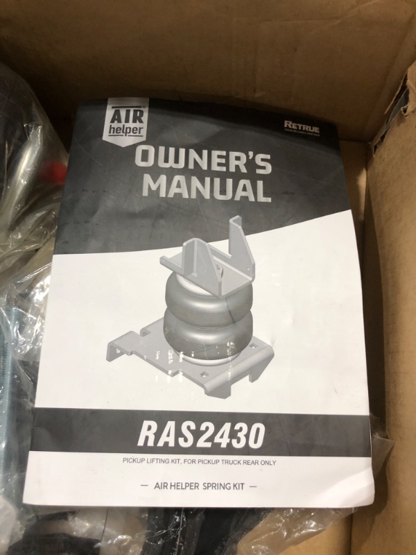 Photo 3 of RETRUE Rear Air Bags Suspension Kit for 2007-2018 Chevrolet Chevy Silverado GMC Sierra 1500 Truck Towing, 5000 Lbs of Load Leveling Capacity