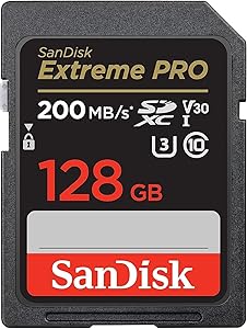 Photo 1 of [Older Version] SanDisk 128GB Extreme PRO SDXC UHS-I Card - C10, U3, V30, 4K UHD, SD Card - SDSDXXY-128G-GN4IN
