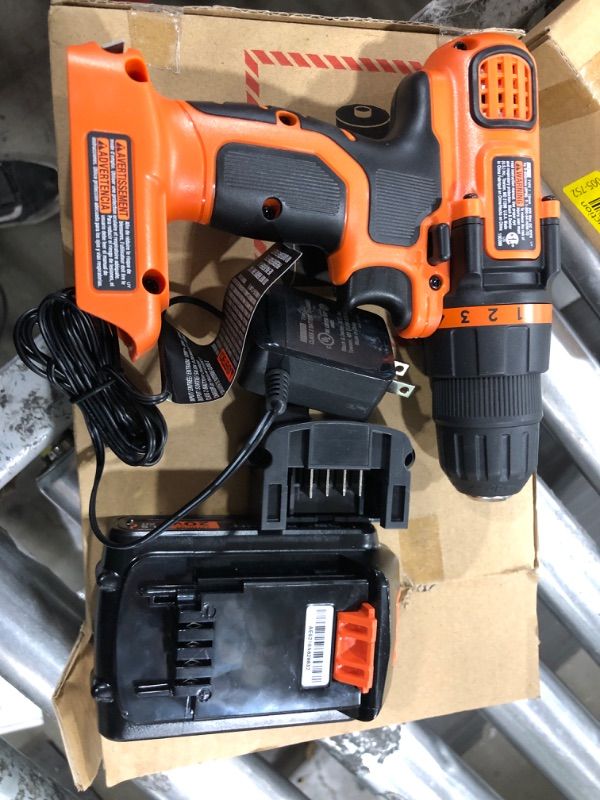 Photo 2 of BLACK+DECKER 20V MAX Cordless Drill and Driver