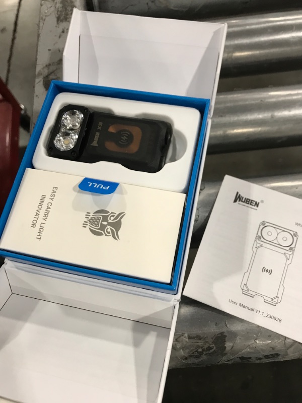 Photo 1 of WUBEN X3 EDC Keychain Flashlight with Rechargeable Charging Box 180 Degree Rotating Head Mini Flashlight Ip65 Waterproof Magnet Pocket Flashlight 10 Mode Type-C Lanyard for Camping, Outdoor, Gift