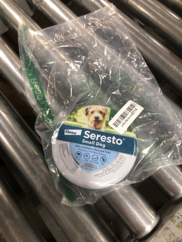 Photo 2 of Seresto Small Dog Vet-Recommended Flea & Tick Treatment & Prevention Collar for Dogs Under 18 lbs. | 8 Months Protection 1 Pack