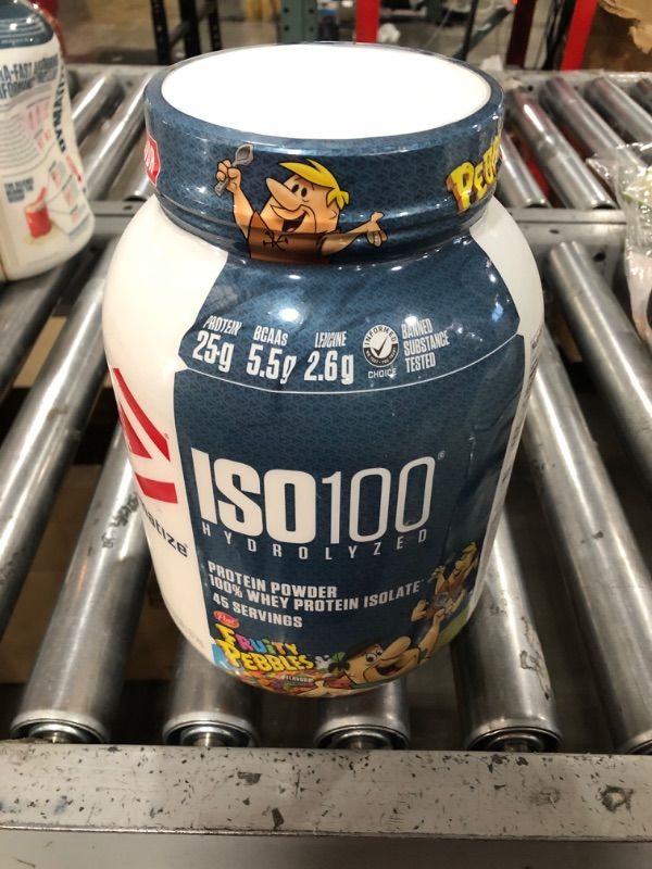 Photo 2 of ISO100 Hydrolyzed 100% Whey Protein Isolate - Fruity Pebbles (3 Lbs. / 46 Servings)