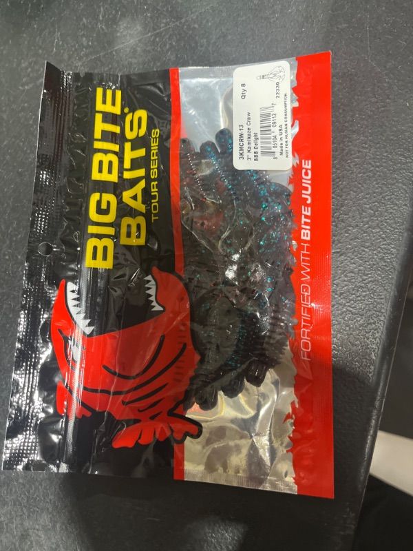 Photo 2 of Big Bite Baits 3" Kamikaze Craw/TILAPIA (8 Pack)