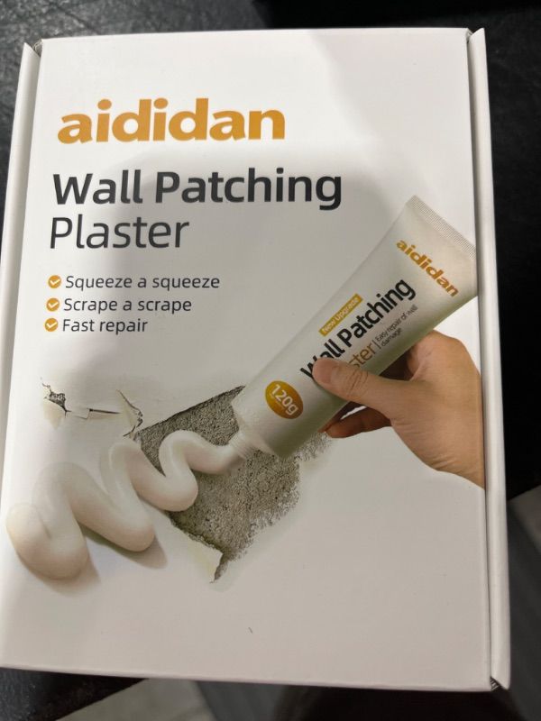 Photo 2 of Drywall Repair Kit Hole Repair Patch Kits Wall Spackle Repair Paste Wall Mending Agent Quick Fix Solution for Home Wall, White Repair Putty Plaster Dent & Wood Scratch Repair