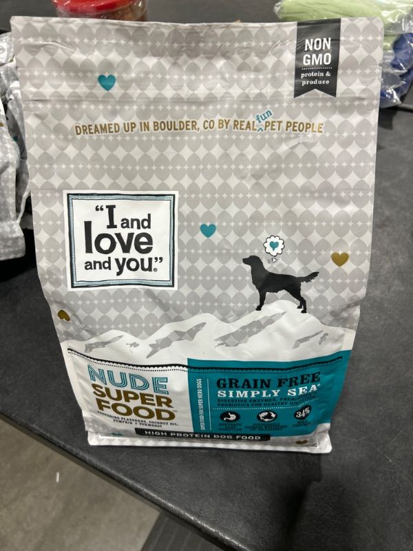 Photo 2 of I and Love and You Nude Super Food Dry Dog Food Simply Sea 5 Lbs -- EXP 06 08 2025
