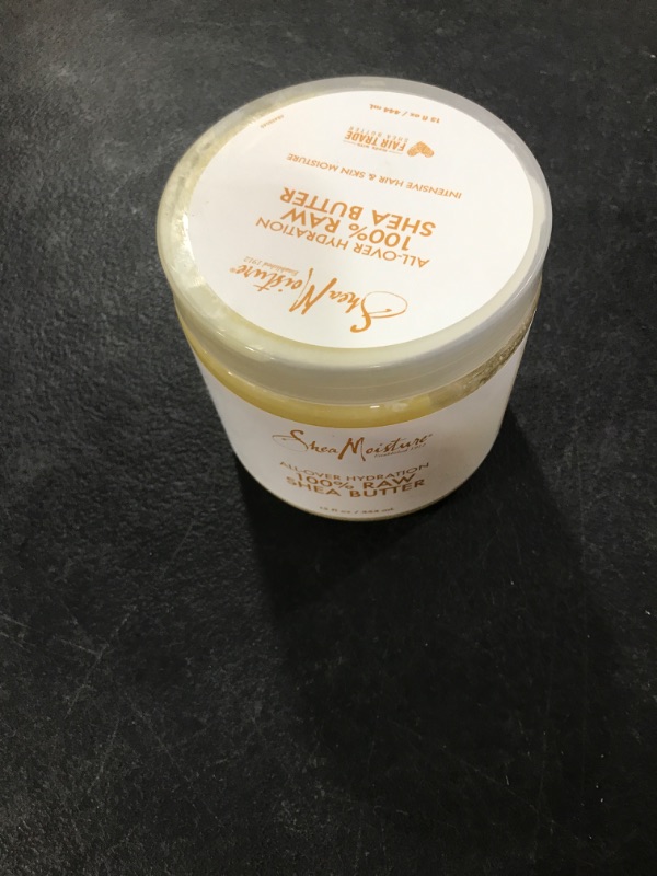 Photo 2 of SheaMoisture Body Lotion For Dry Skin 100% Raw Shea Butter Intensive Hair And Skin Moisture Sulfate-Free Skin Care 15oz