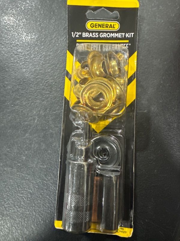 Photo 2 of General 1/2 in. D Brass Grommet Kit 1 pk