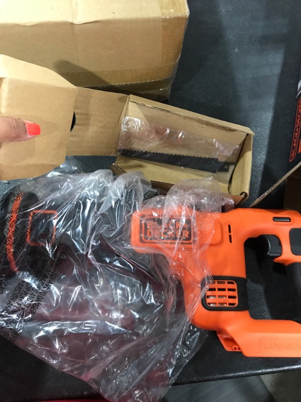 Photo 2 of BLACK+DECKER 20V MAX* POWERCONNECT 7/8 in. Cordless Reciprocating Saw (BDCR20B)