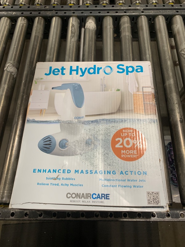 Photo 3 of Conair Jet Hydro Spa - Portable Bath Spa with Dual Hydro Jets for Tub - Bath Spa Jet for Tub Creates Soothing Bubbles 