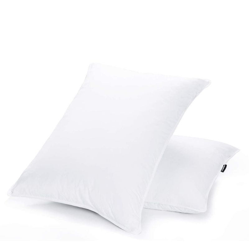 Photo 1 of ( 2 pack ) JA COMFORTS Duck Feather Down Bed Pillows