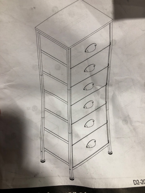 Photo 1 of Furnulem 6-Drawer Storage Rack