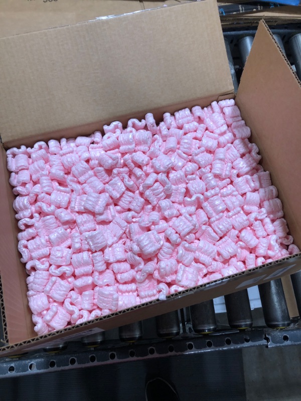 Photo 2 of 1 Cu Ft Pink Anti Static Packing Peanuts Popcorn S Shape Loose Fill Magicwater Supply