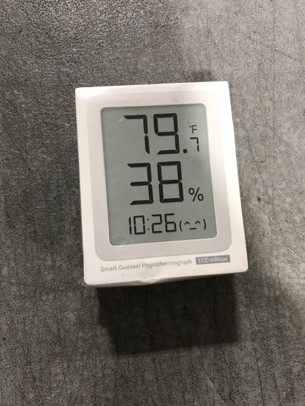 Photo 1 of Smart Guesser 2 Pack Digital Hygrometer Indoor Thermometer HD 3.5? Large LCD Screen, Thermometer for Home,Room Temperature Humidity Meter High Acurr