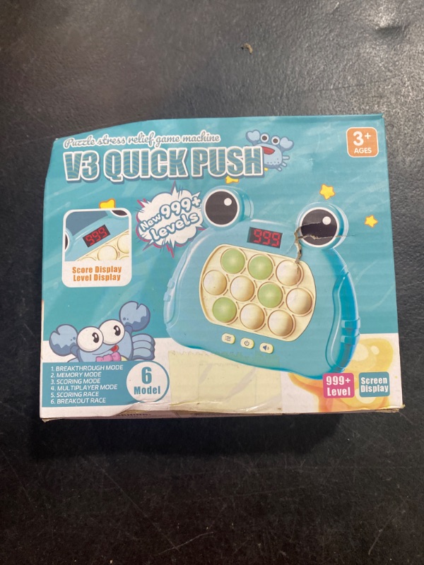 Photo 1 of  QUICK PUSH POP GAME KIDS,ADULTS BLUE