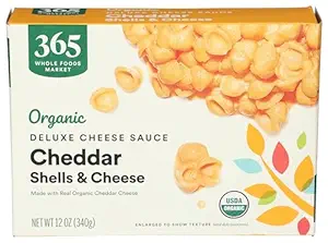 Photo 1 of  365 by Whole Foods Market, Organic Deluxe Cheddar Shells and Cheese, 12 Ounce 2PK NOV 2024